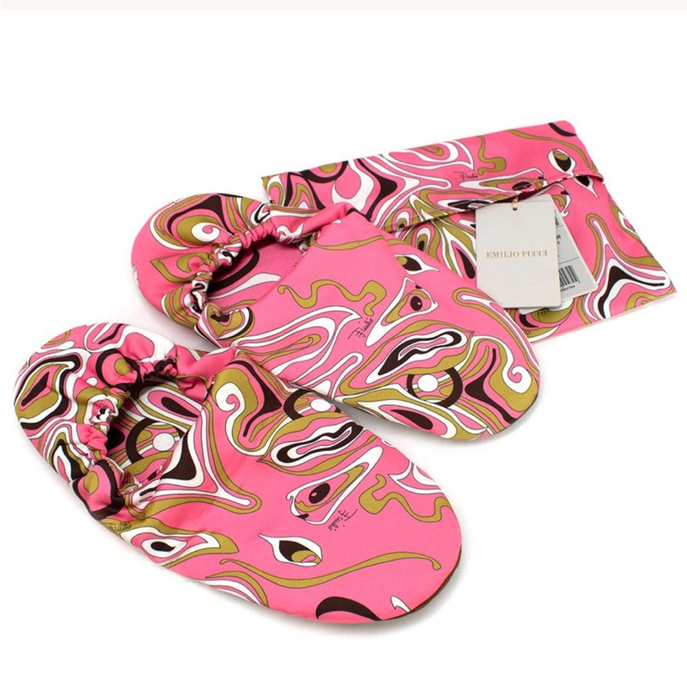 AUTHENTIC- Emilio Pucci Vorticili slippers, NWT. Pink